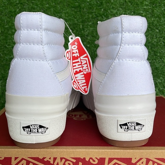 Vans WMNS Sk8-Hi Stacked (Canvas) True White
VN0A4BTWL5R Platforms Sneakers NIB - Picture 16 of 16